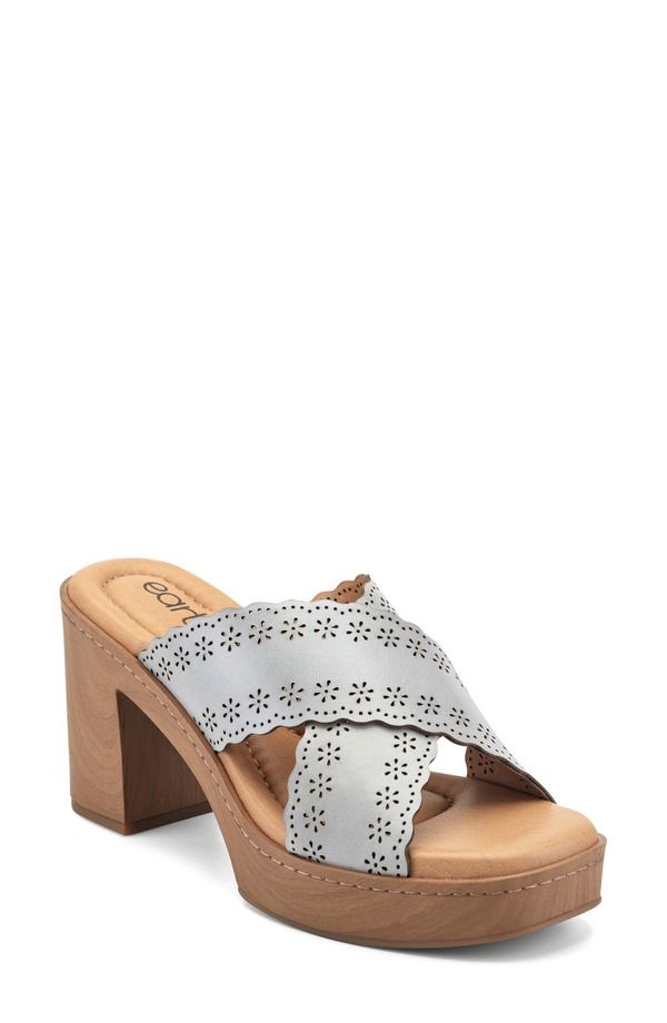 アース レディース シューズ サンダル プラットフォーム Earth Qamra Platform Sandal Women LIGHT BLUE ブルー