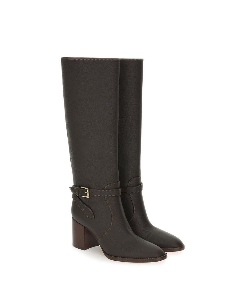 ジャンヴィト ロッシ レディース シューズ ブーツ・レインブーツ Gianvito Rossi Womens Varenne 70 Boots Brown Calf Leather ブラウン