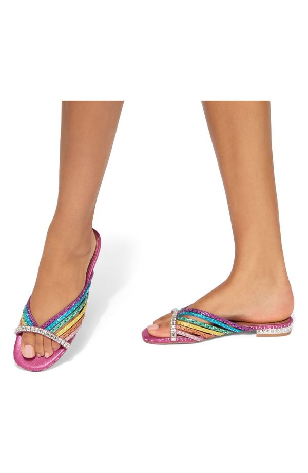 カートジェイガーロンドン レディース シューズ サンダル Kurt Geiger London Crystal Slide Sandal Women OPEN MISCELLANEOUS