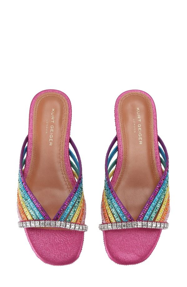 カートジェイガーロンドン レディース シューズ サンダル Kurt Geiger London Crystal Slide Sandal Women OPEN MISCELLANEOUS