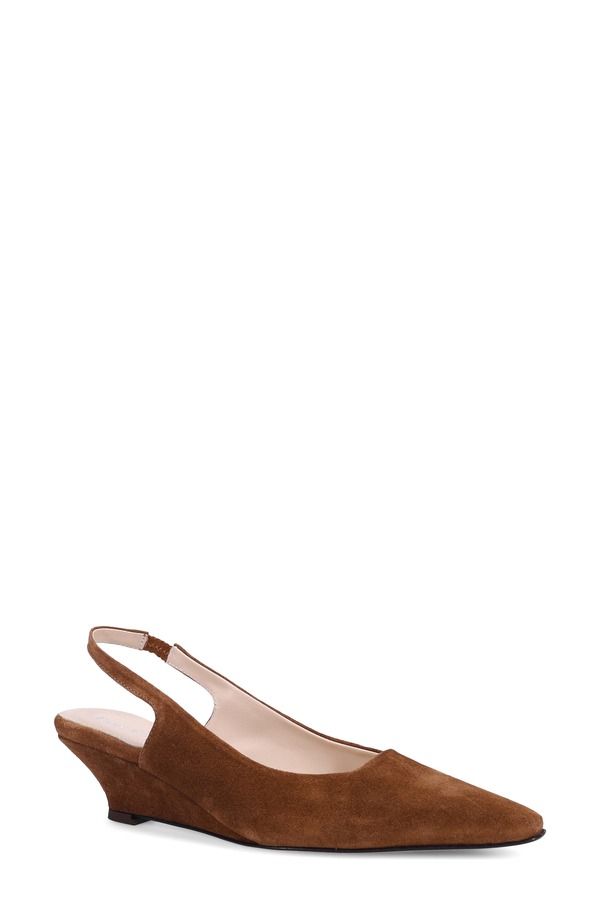 ロンホワイト レディース シューズ ヒール Ron White Bryne Pointed Toe Slingback Pump SADDLE