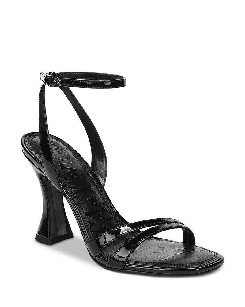 サムエデルマン レディース シューズ サンダル Sam Edelman Womens Junie Sandals Black Shiny ブラック