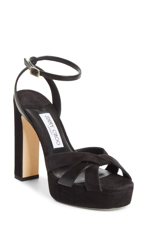 ジミーチュー レディース シューズ スニーカー プラットフォーム サンダル Jimmy Choo Kove Platform Sandal Women BLACK BLACK ブラック