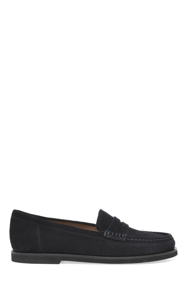 ジャンヴィト ロッシ レディース シューズ スニーカー Gianvito Rossi Vernon Mocassin Women Blue Leather ブルー