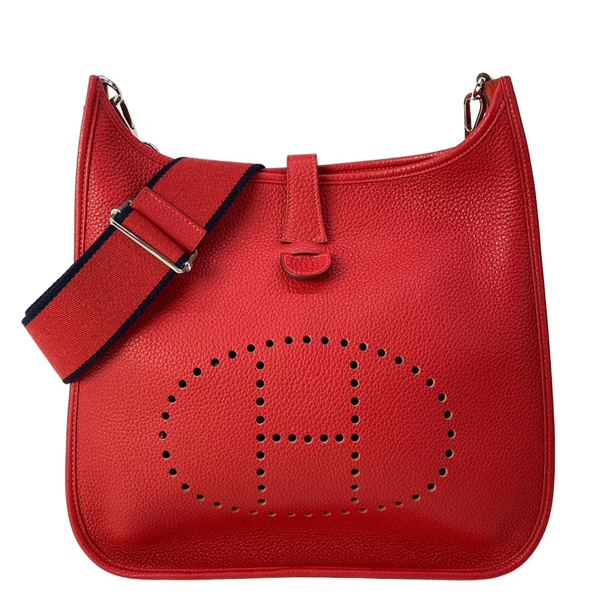HERMES(エルメス) ショルダーバッグ エブリントロワGM ルージュカザック シルバー金具