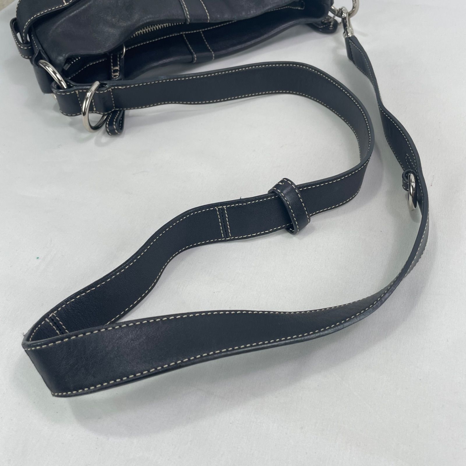 美品】COACH コーチ グラブタンレザー ショルダーバッグ ハンドバッグ