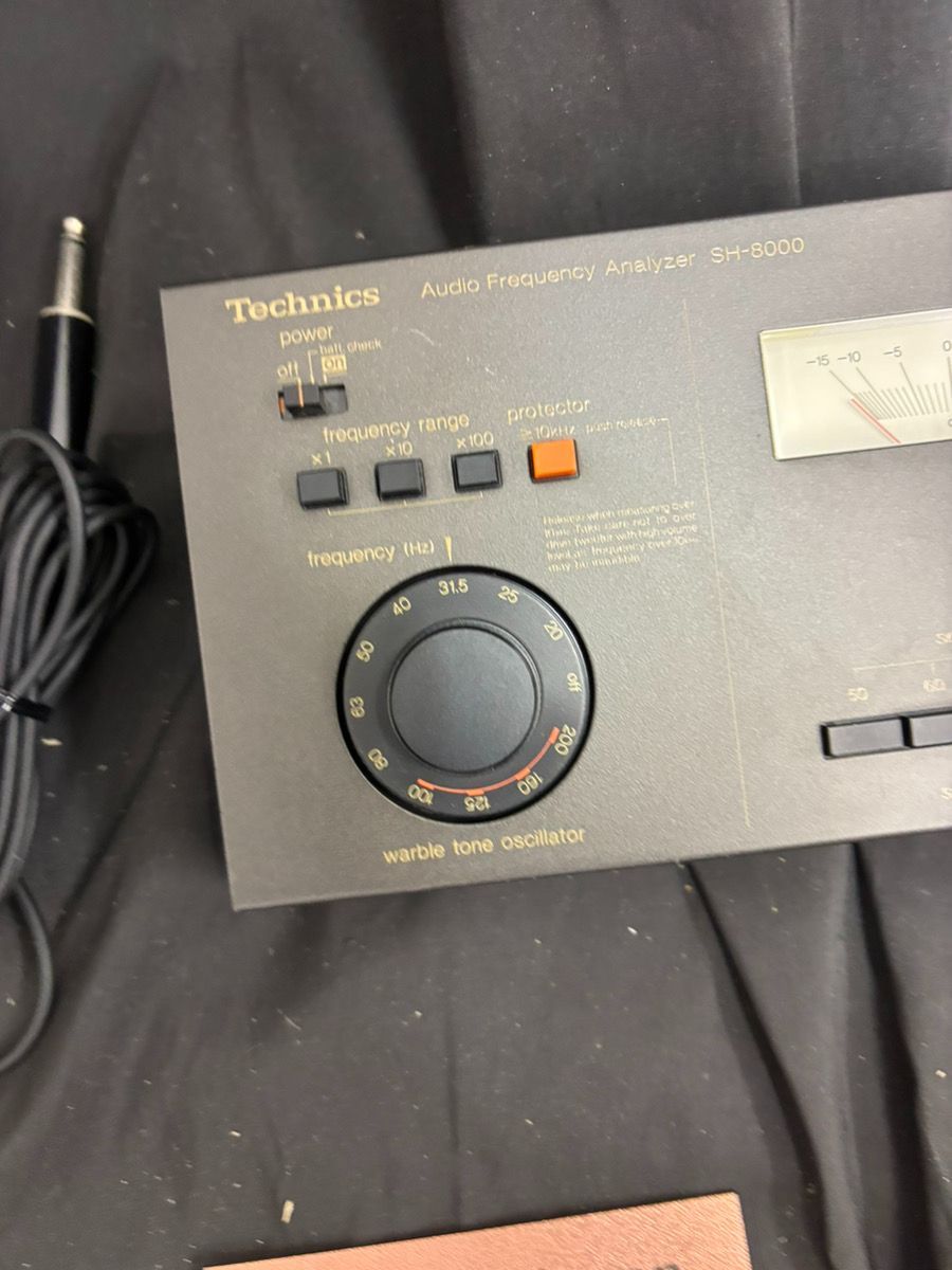 Technics SH-8000 オーディオ周波数アナライザー 動作品 プローブ付