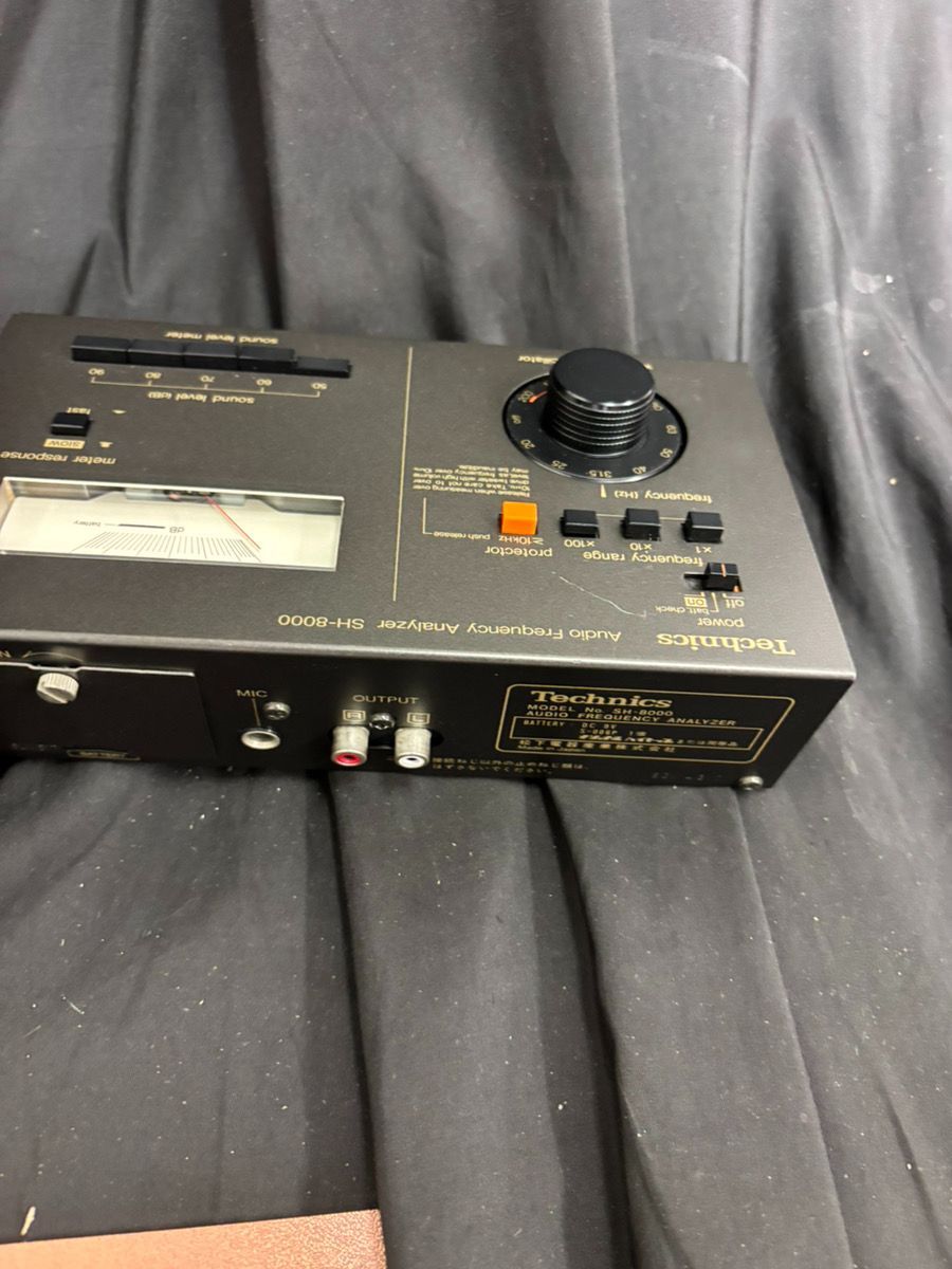 Technics SH-8000 オーディオ周波数アナライザー 動作品 プローブ付