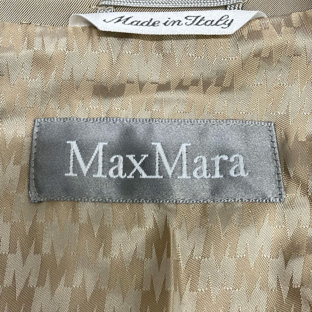 Max Mara(マックスマーラ) コート サイズI 40 レディース美品 - グレーベージュ 長袖/春/秋