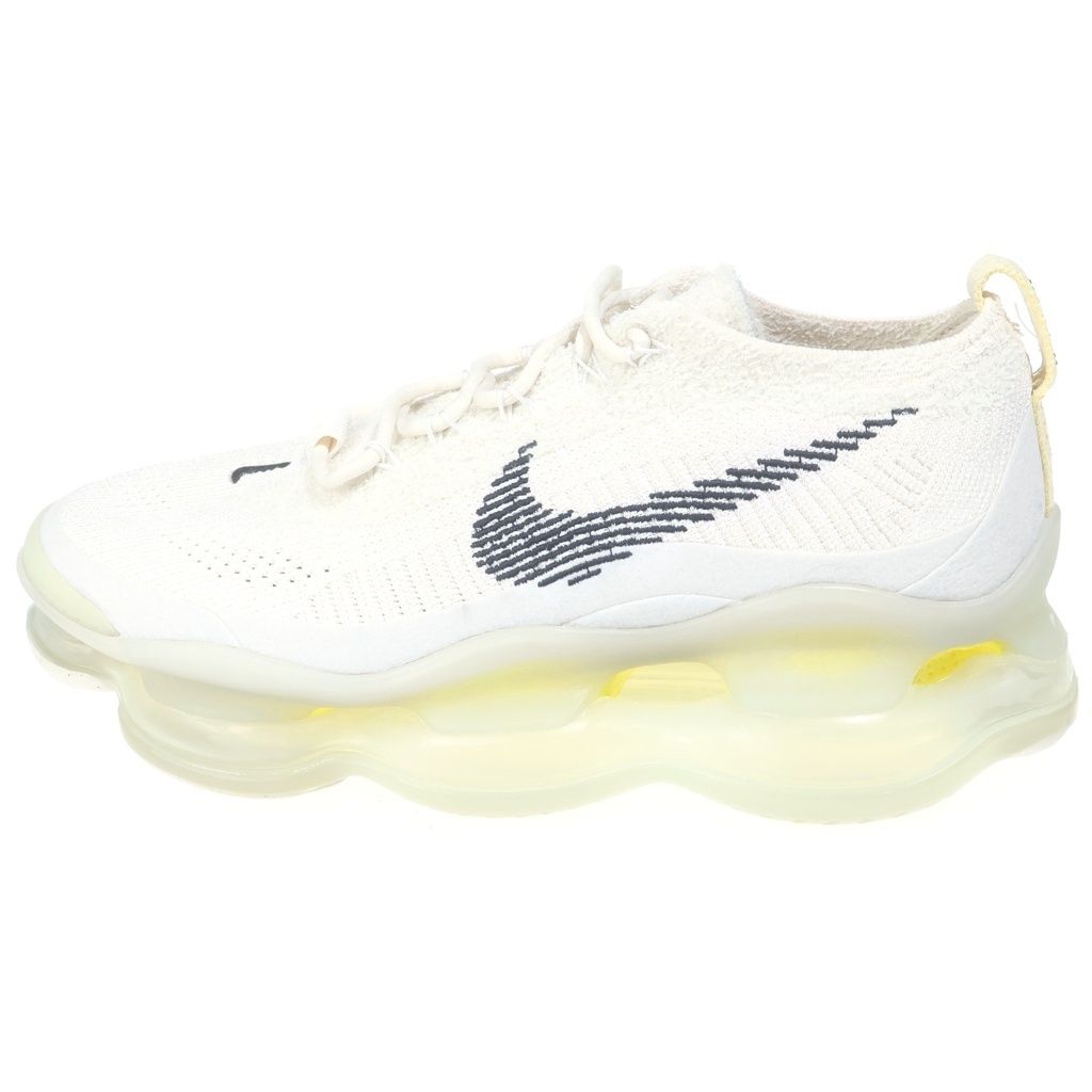 NIKE (ナイキ) AIR MAX SCORPION FK エアマックス スコーピオン フライニット ローカットスニーカー ホワイト US8.5/26.5cm