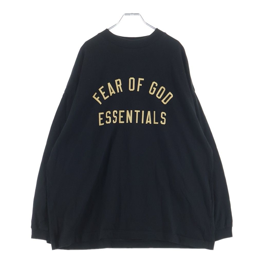 FEAR OF GOD ESSENTIALS (フィアオブゴッド エッセンシャルズ) ロゴロングスリーブTシャツ ブラック #S 6,600円