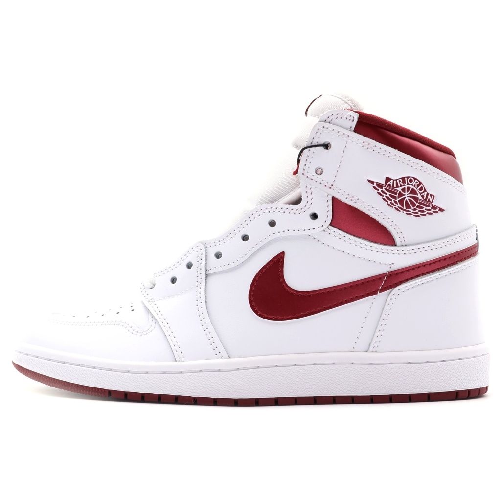 NIKE (ナイキ) AIR JORDAN 1 HIGH 85 METALLIC BURGUNDY BQ4422-161 エアジョーダン1 85 ハイカットスニーカー メタリックバーガンディ ホワイト/レッド US9.5/27.5cm