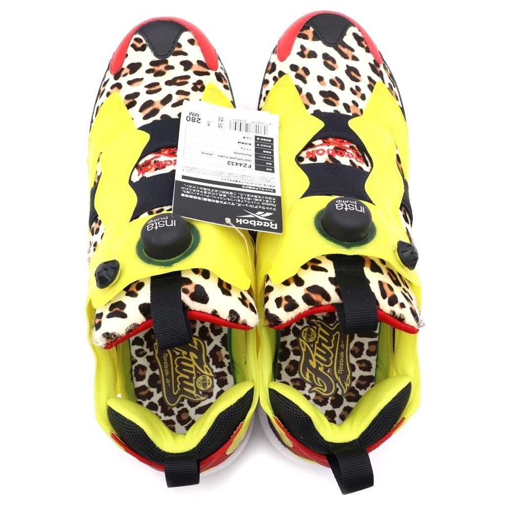 Reebok (リーボック) ×atmos INSTAPUMP FURY CITRON ANIMAL FZ4432