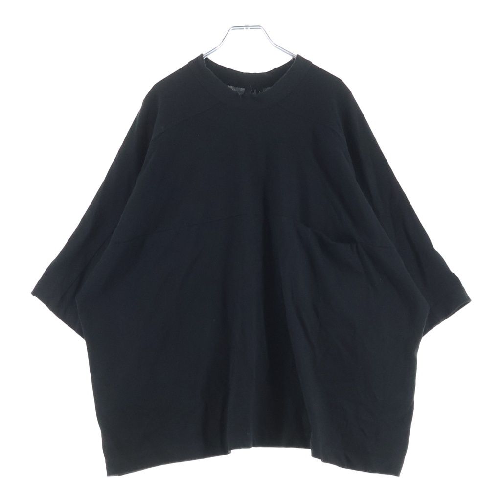 entire studios (エンタイア スタジオ) HEAVY POCKET TEE S/S 半袖 クルーネック Tシャツ ブラック ES2361