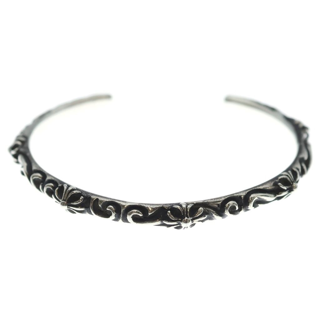 CHROME HEARTS (クロムハーツ) BANGLE SBT SBTバンドバングル ブレスレット シルバー BCA126
