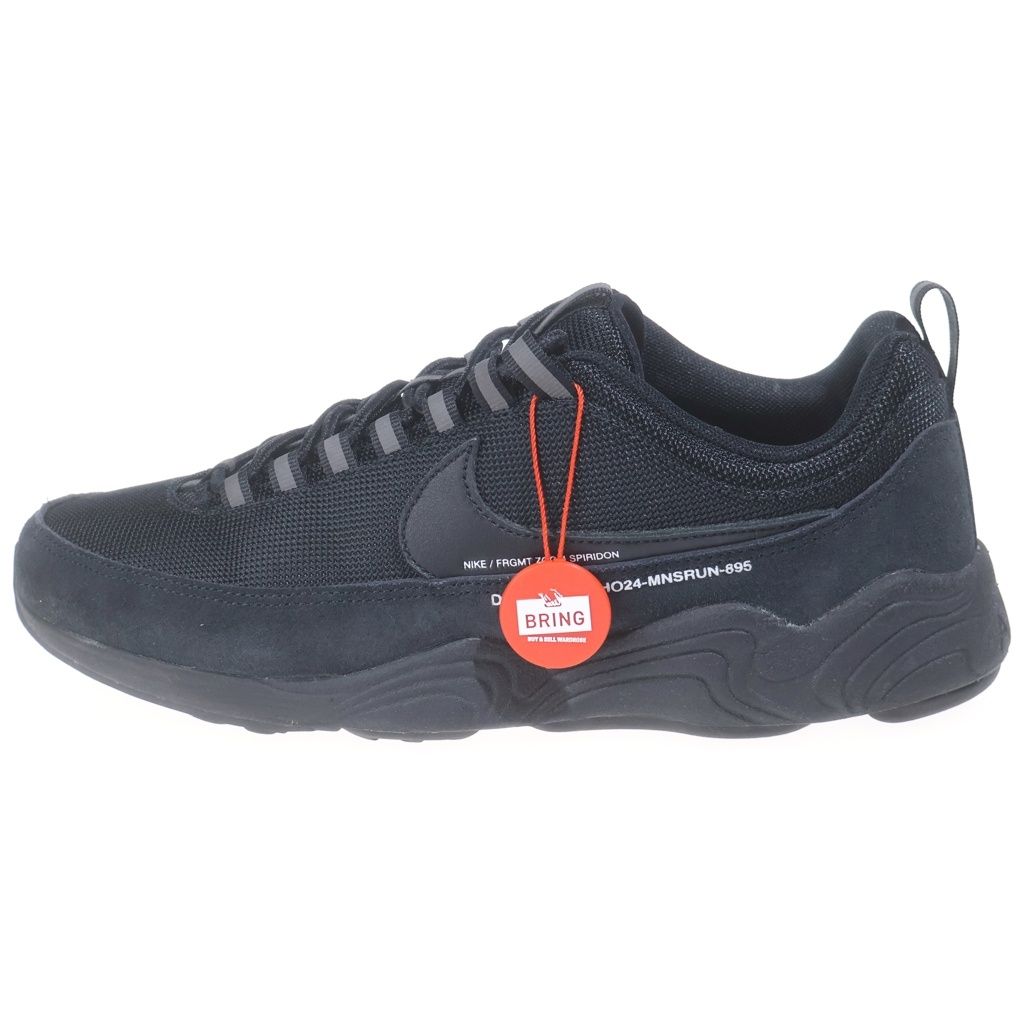 NIKE (ナイキ) ×Fragment AIR ZOOM SPIRIDON SP フラグメント エアズームスピリドン ローカットスニーカー ブラック US9.5/27.5cm HF5455-001
