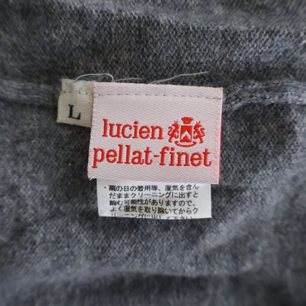lucien pellat-finet (ルシアンペラフィネ) スカル刺繍 ラインストーン