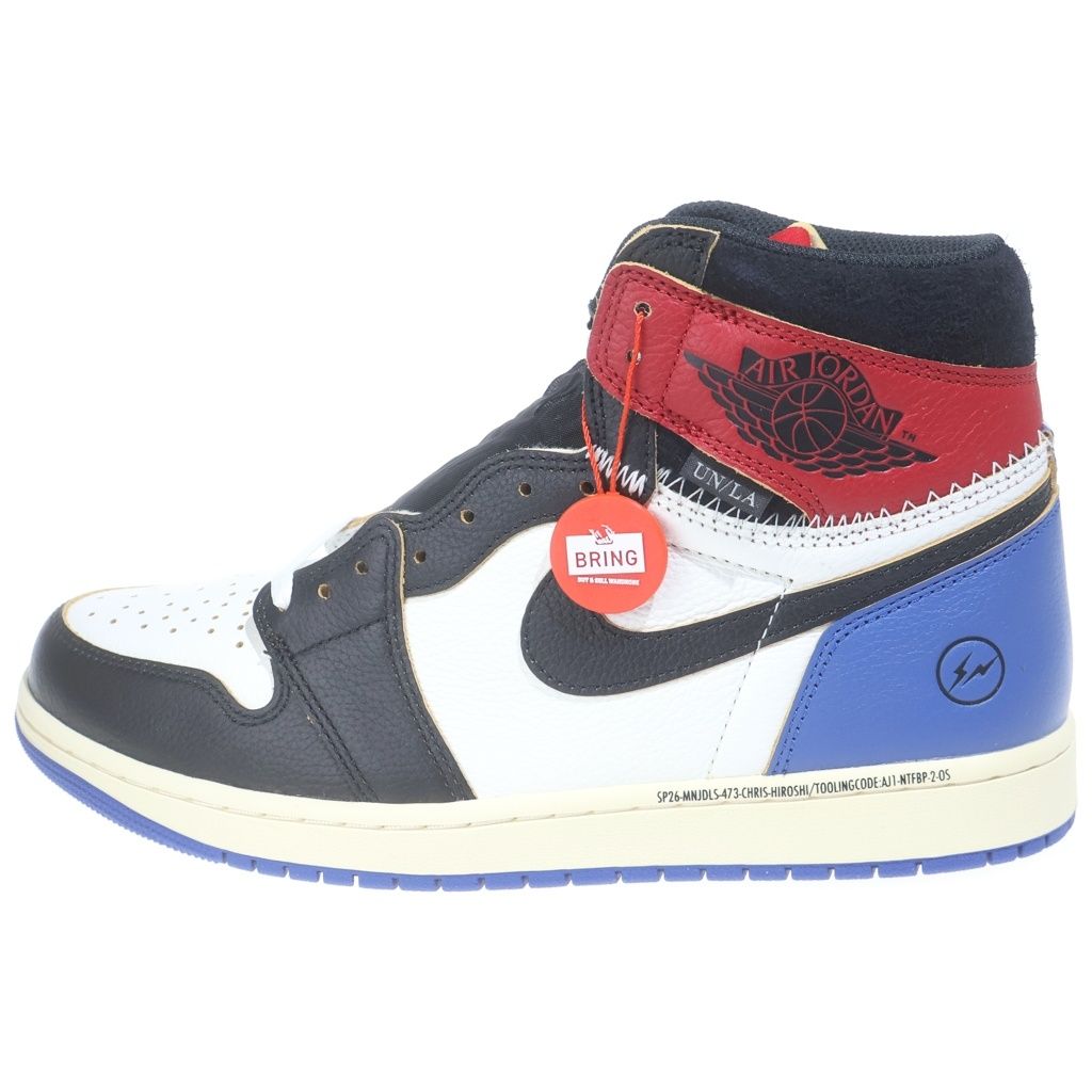 NIKE (ナイキ) ×FRAGMENTDESIGN ×UNION AIR JORDAN 1 HIGH OG フラグメントデザイン ユニオン エアジョーダン 1 ハイカットスニーカー マルチカラー US11/29cm IO7847-002 24,813円