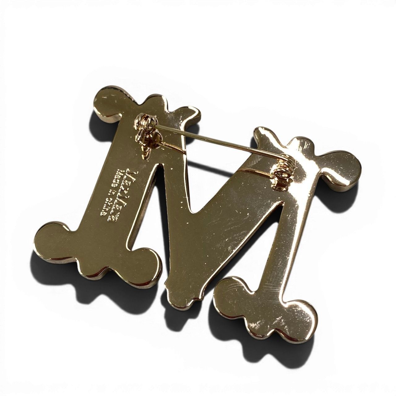 g11 《極美品》 Max Mara マックスマーラ バス クリスタル ブローチ