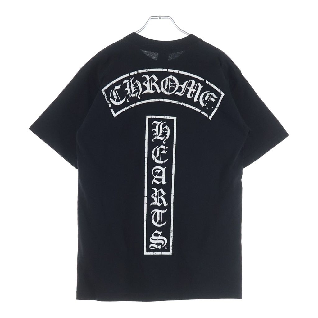CHROME HEARTS (クロムハーツ) Y NOT クロスボール 半袖チェックシャツ