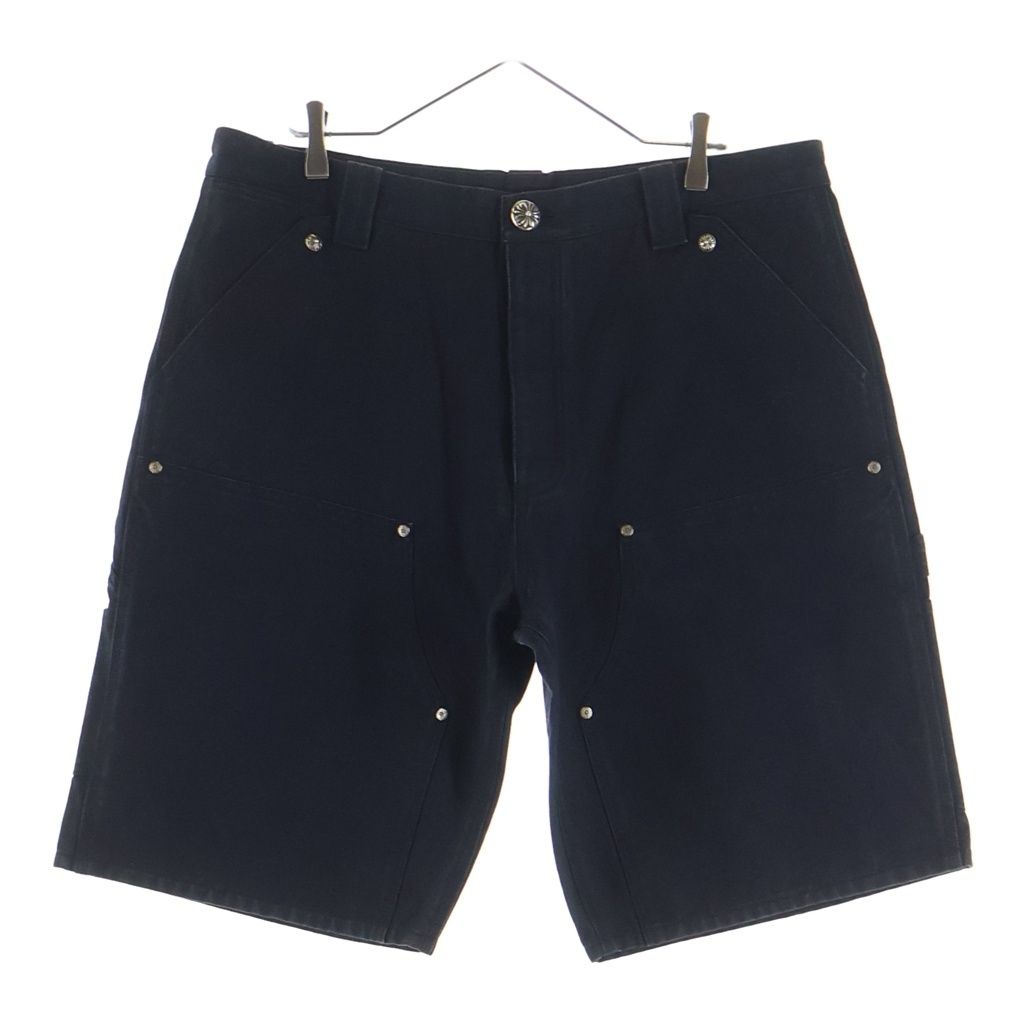 CHROME HEARTS (クロムハーツ) CARPENTER SHORTS カーペンター バックポケットセメタリーパッチハーフパンツ