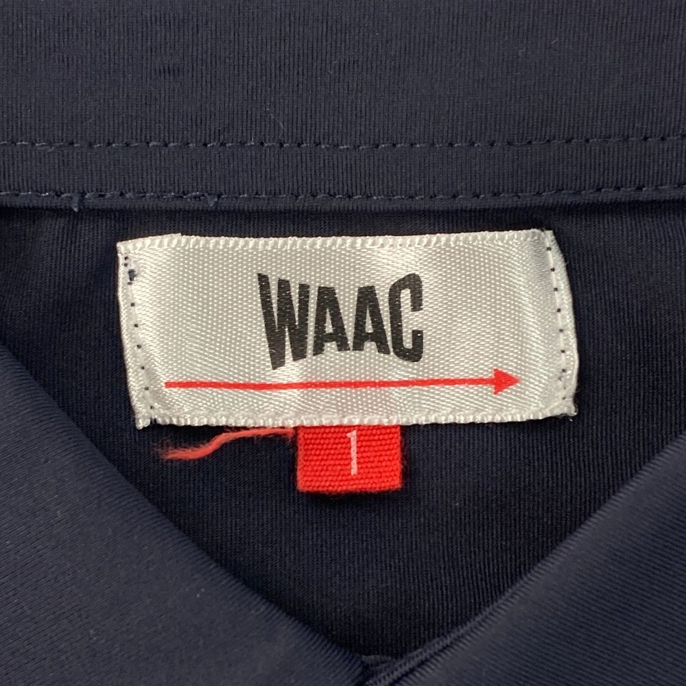 サイズ：1 WAAC ワック ワッキー 半袖ポロシャツ ネイビー系