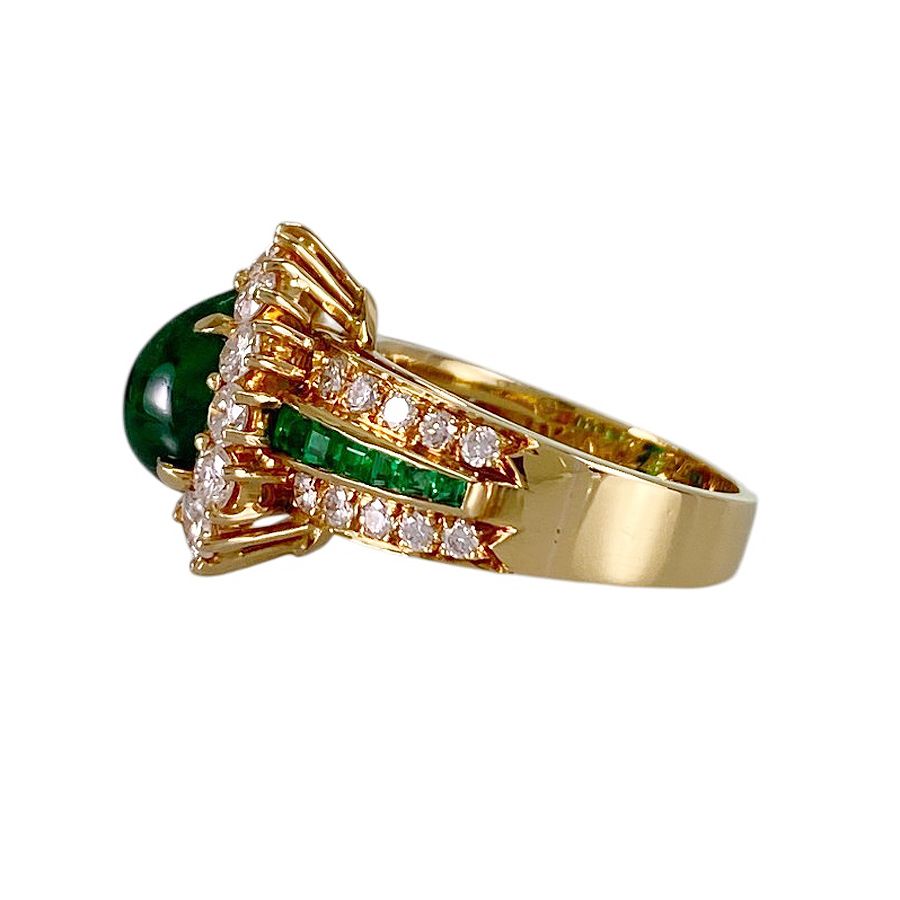 ヴァンクリーフ＆アーペル Van Cleef & Arpels K18YG エメラルド