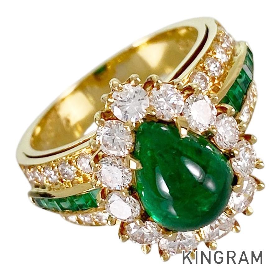 ヴァンクリーフ＆アーペル Van Cleef & Arpels K18YG エメラルド