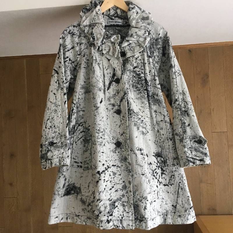 美品 ISSEY MIYAKE イッセイミヤケ デニム コート1 IM73FA519 - メルカリ