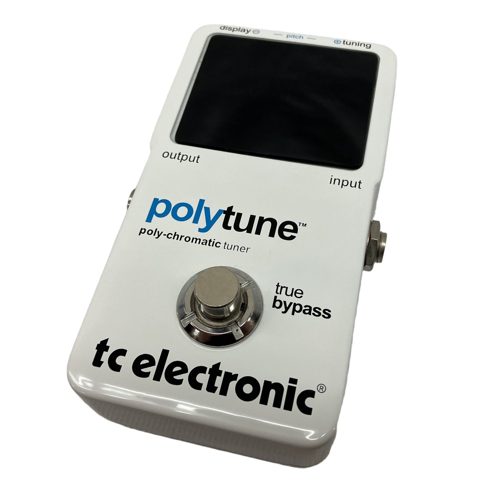 tc electronic poly tune ギター ベース ペダルチューナー クロマティック チューナー 音響機材 中古 C11443881