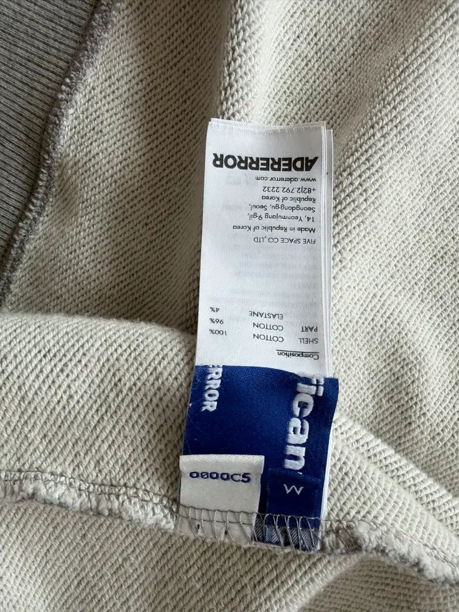 ADER ERROR アーダーエラー フードジップアップ m