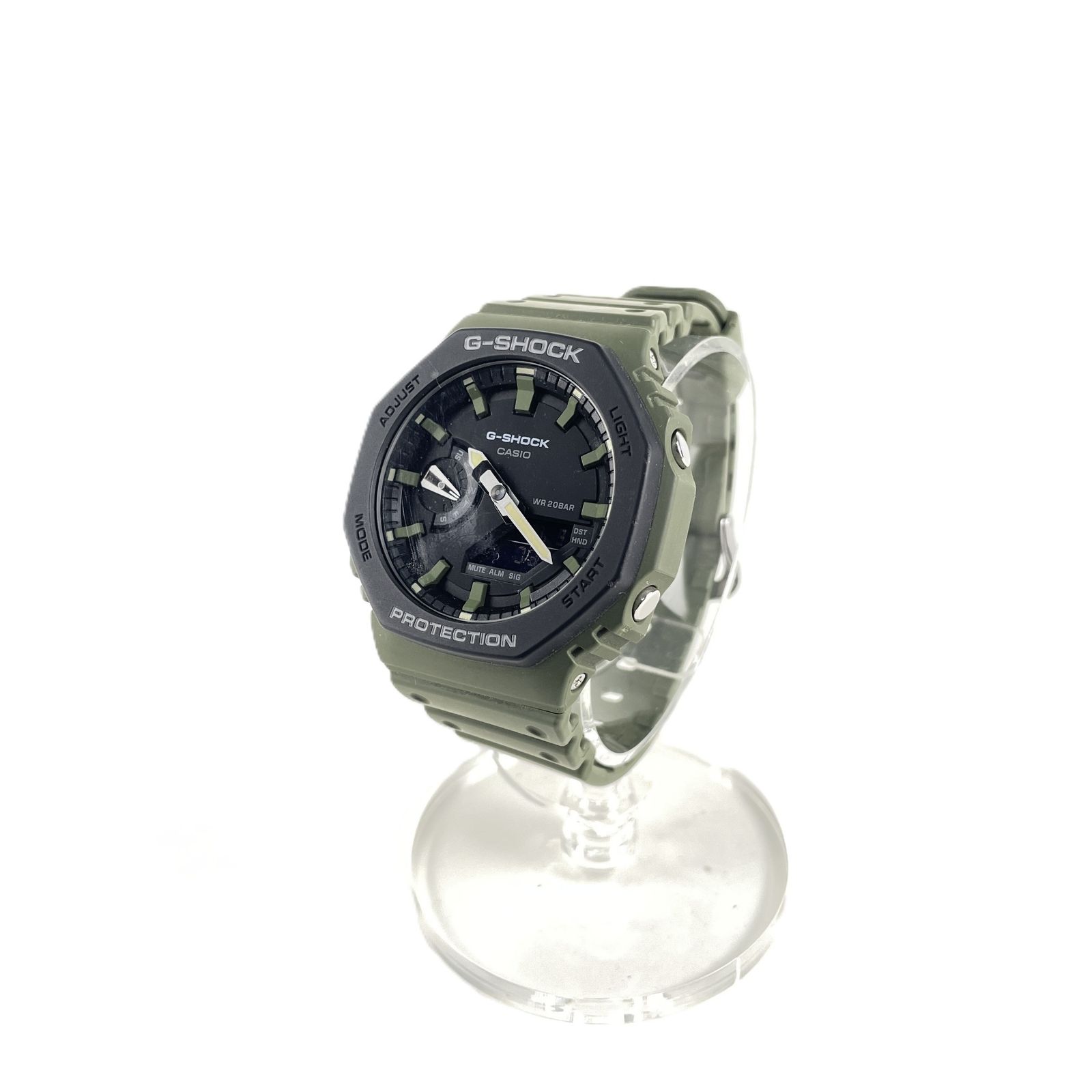 CASIO　G-SHOCK　カシオ　ジーショック　GA-2110SU-3AJF　腕時計　デジアナウォッチ　薄型　デジタル・アナログコンビネーション　カーキ
