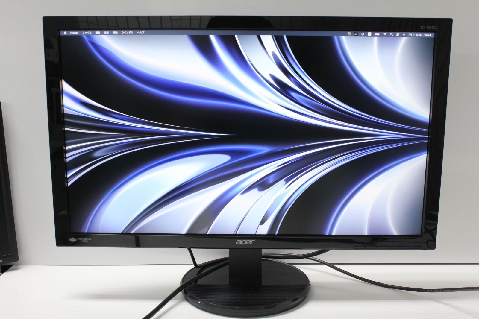 中古】Acer 23.6型 フルHD液晶モニター K242HQLbid - メルカリ