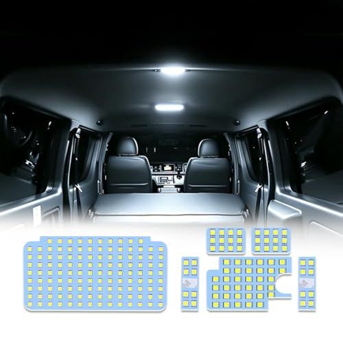 OPPLIGHT ハイエース 9型 LED ルームランプ ホワイト 200系 ハイエースバン スーパーGL ワゴンGL 9型 GDH/TRH2##系 R8.2? 専用 室内灯 車内灯 明るい 美光 ゴースト点灯対応済 カスタム 内装パーツ ア 9a31e561