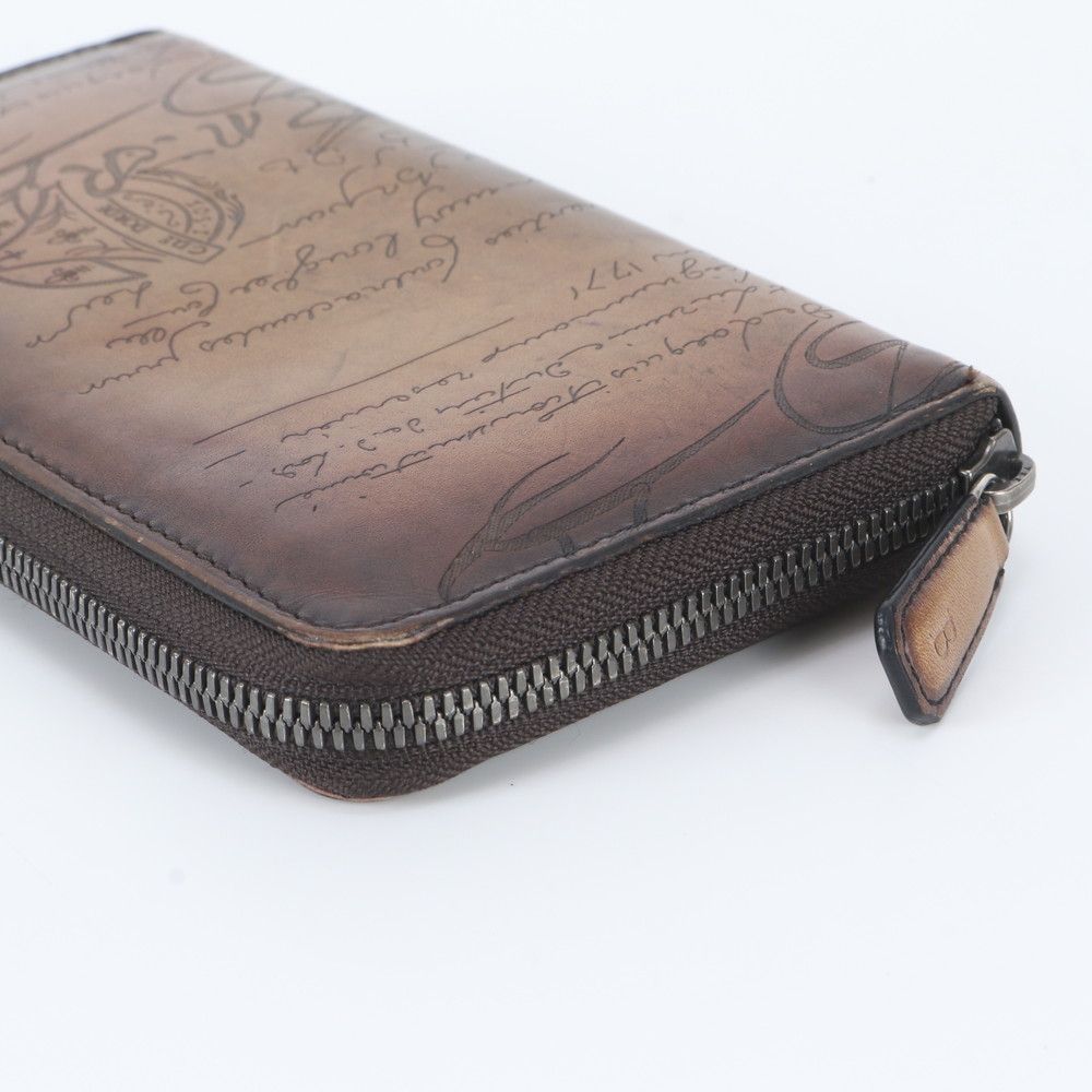 美品 ベルルッティ イタウバ カリグラフィ レザー 長財布 ウォレット