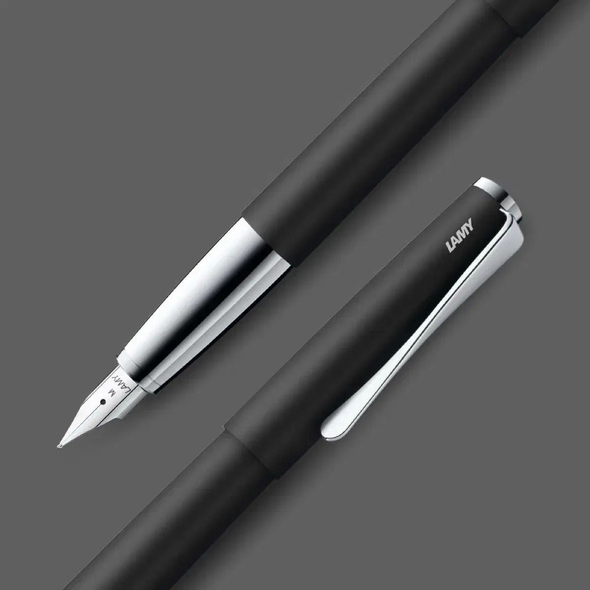 LAMY スタジオ 万年筆 ブラック EF촉