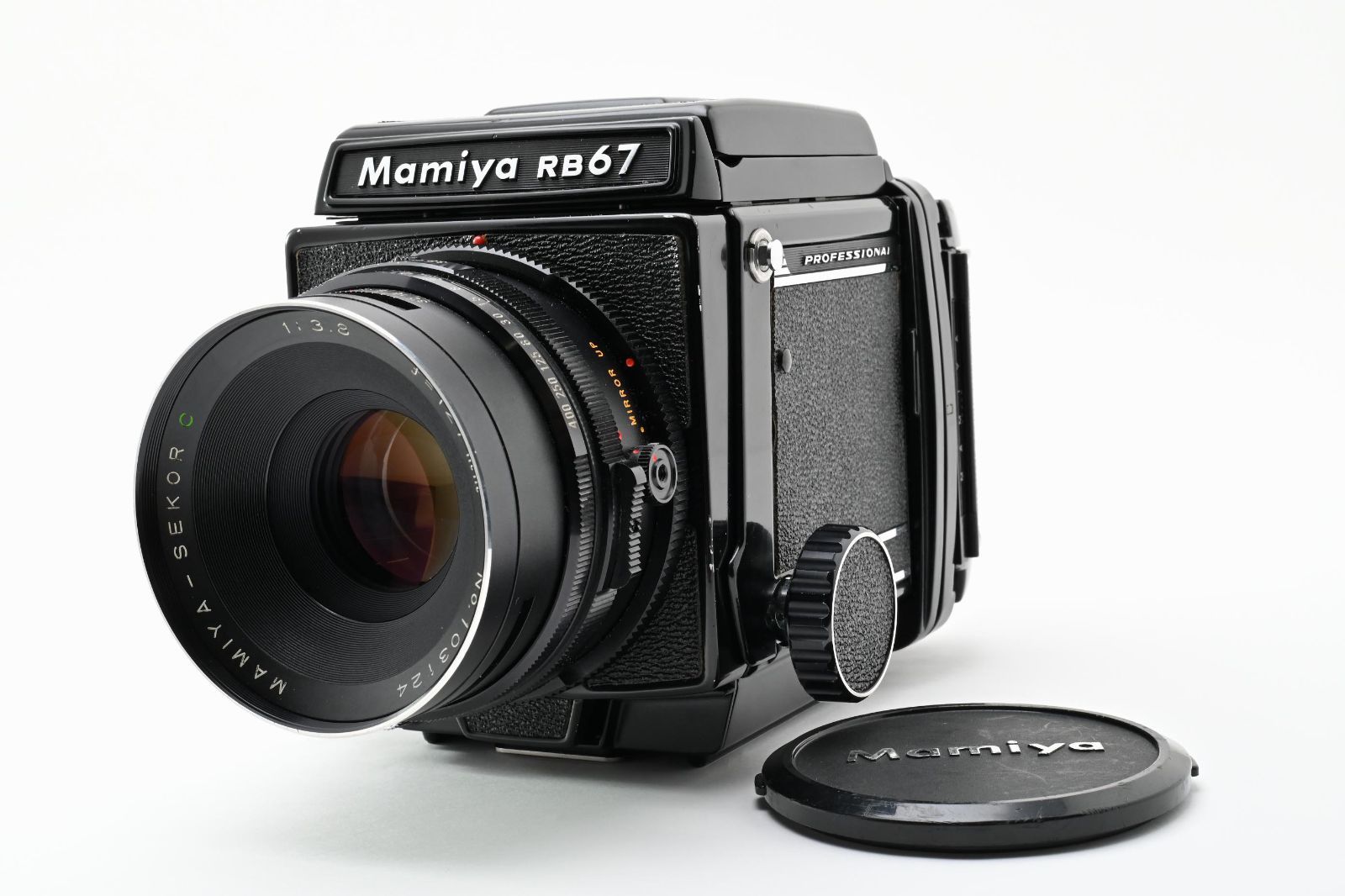 動作品】Mamiya RB67 Pro Sekor C 127mm F3.8 120フィルムバック付 中