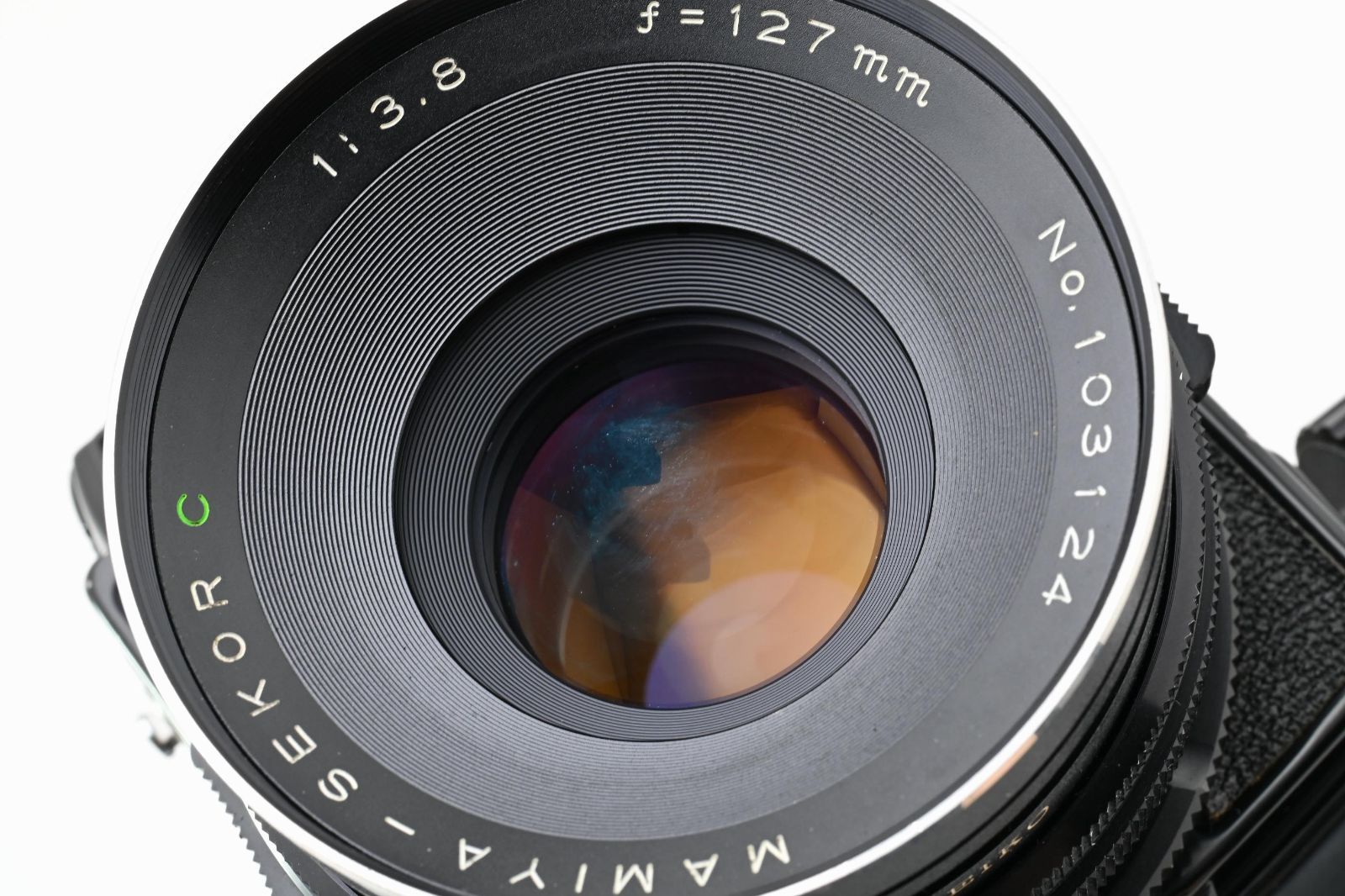 動作品】Mamiya RB67 Pro Sekor C 127mm F3.8 120フィルムバック付 中