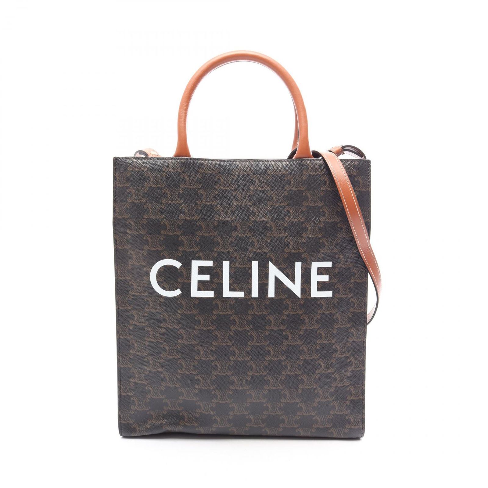 CELINE セリーヌ スモール バーティカル カバ トリオンフ 2WAY トートバッグ