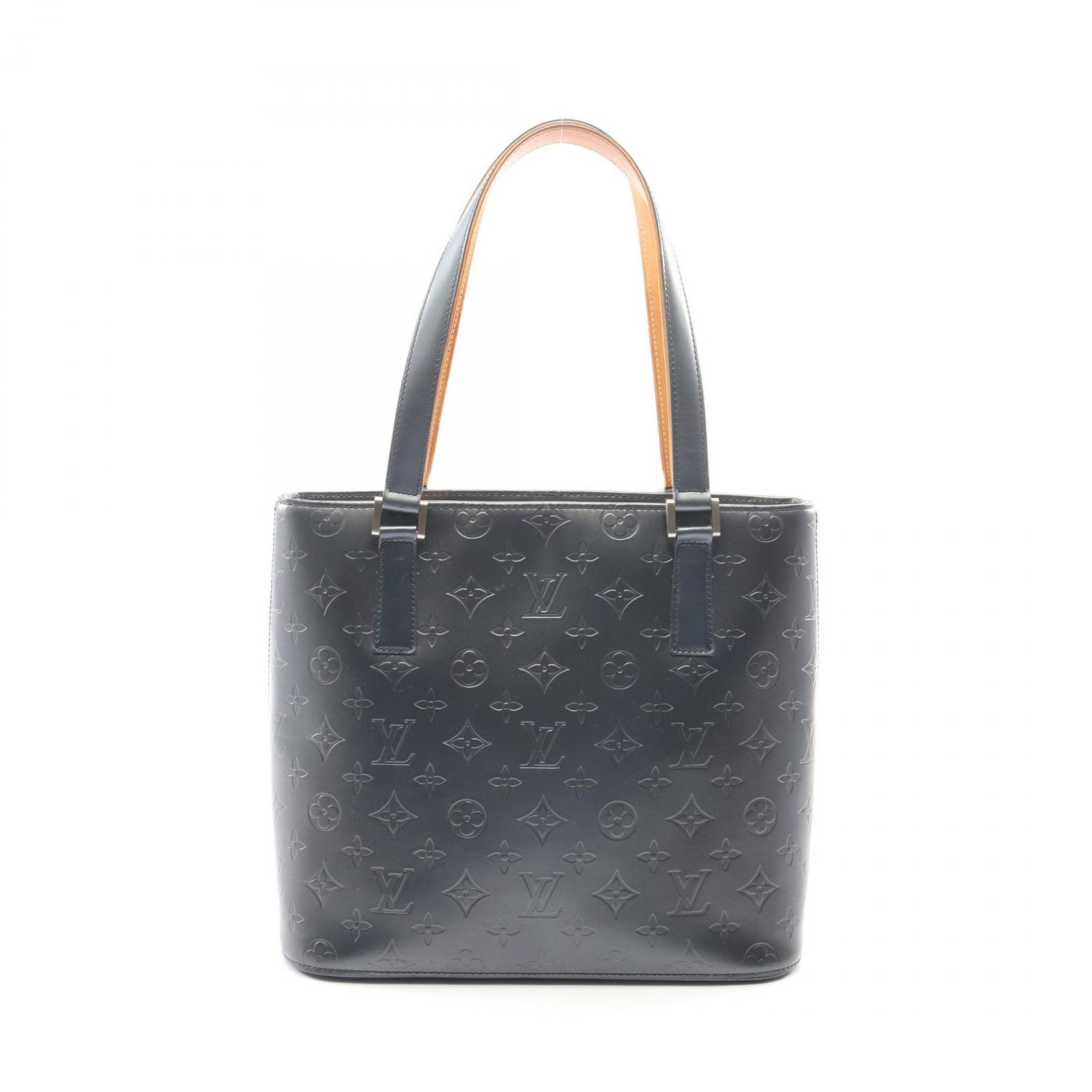 LOUIS VUITTON ルイ・ヴィトン ストックトン ブルー ハンドバッグ