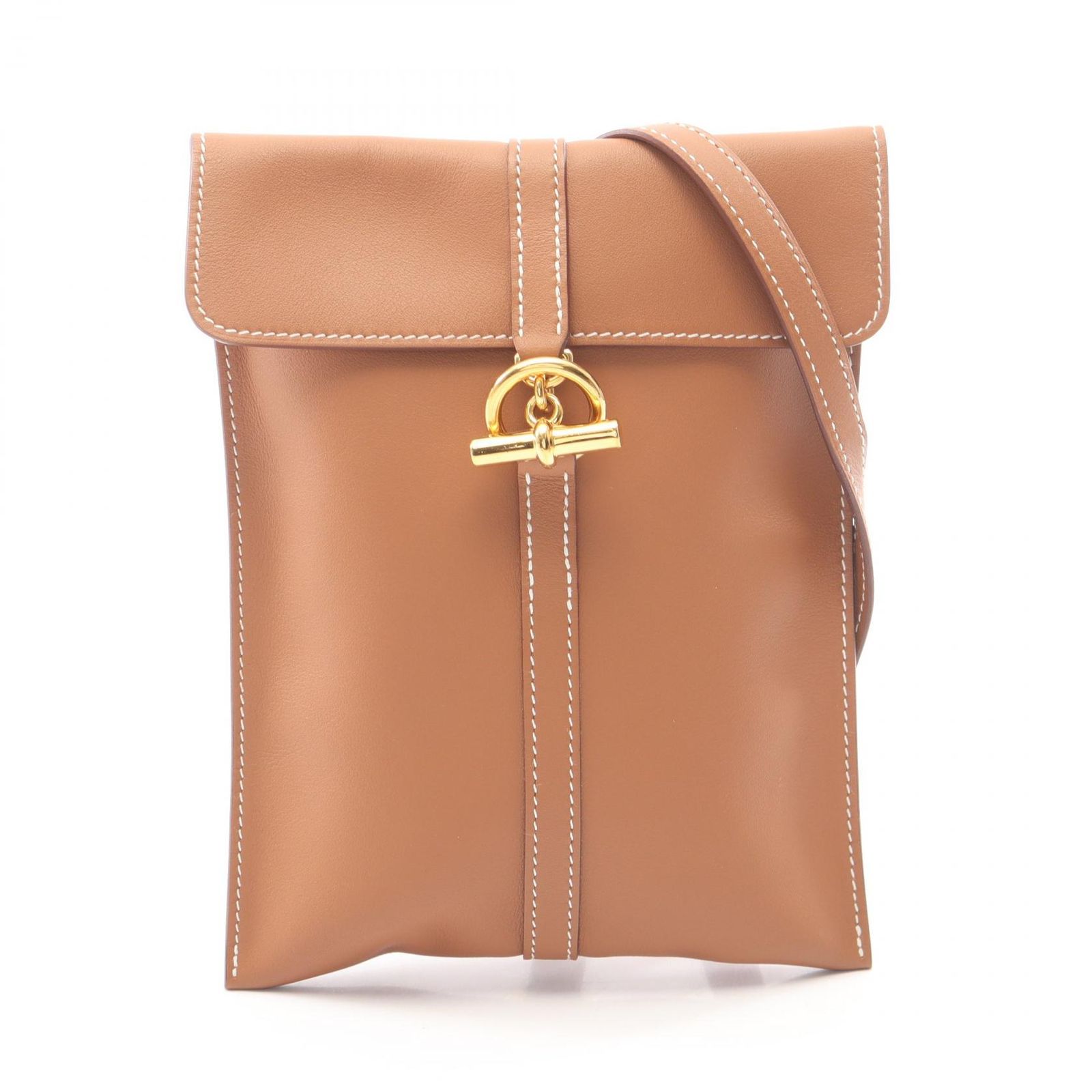 HERMES エルメス グレナン トゥーゴー ゴールド ショルダーバッグ