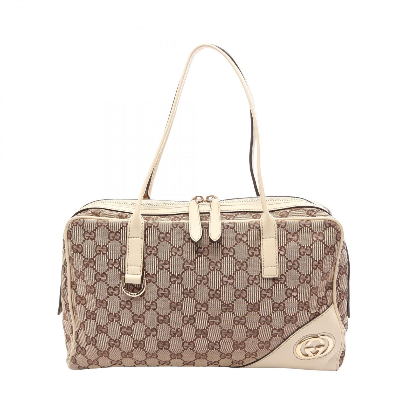 GUCCI グッチ ニューブリット GGキャンバス ハンドバッグ