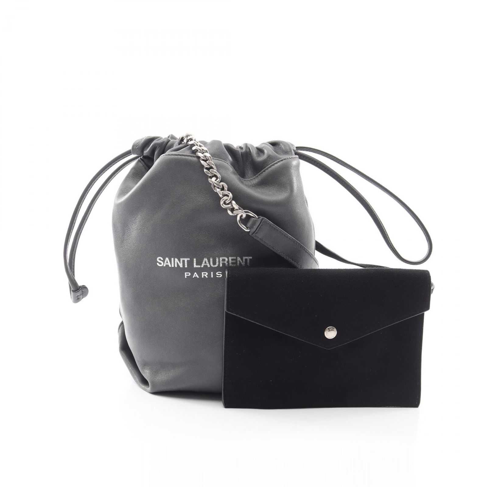 SAINT LAURENT PARIS サンローランパリ TEDDY SMALL テディ スモール ポーチ付き ショルダーバッグ 46,680円