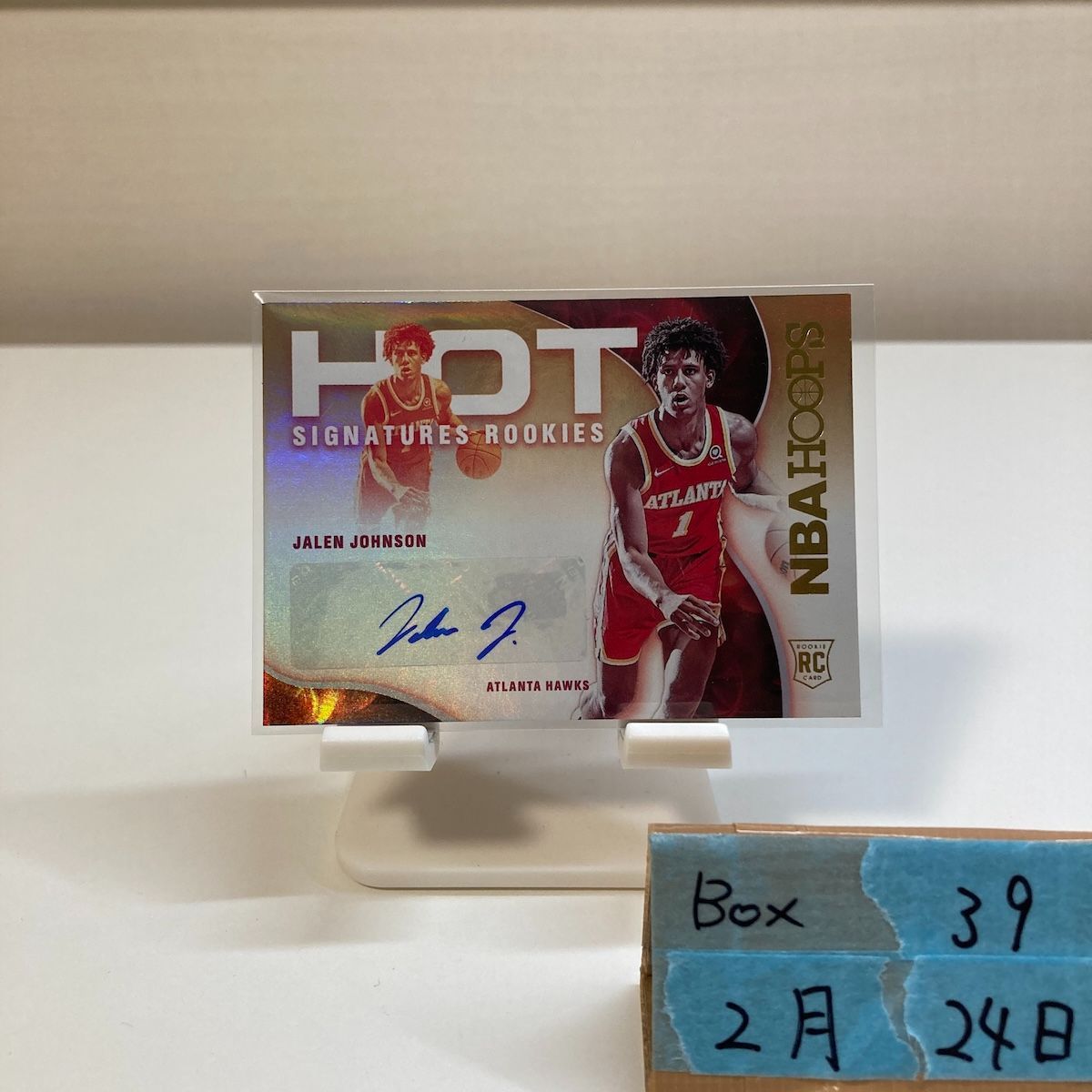 2021-22 Panini Jalen Johnson 直筆サインカード Atlanta Hawks NBA Hoops Hot Signatures Rookies カード 14,200円