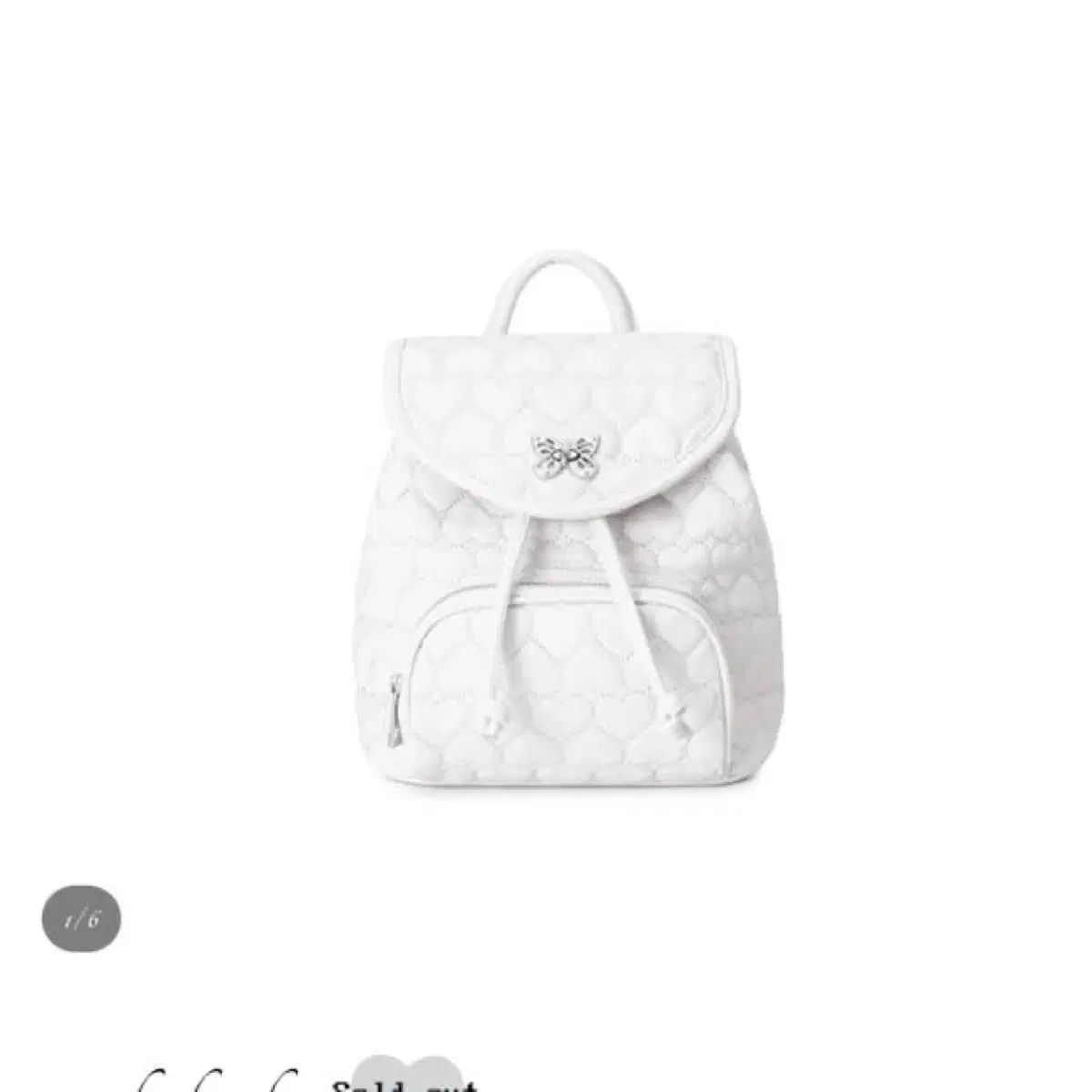 公式ホームページ完売) アイ ダム クラブ ミニ 白 バックパック