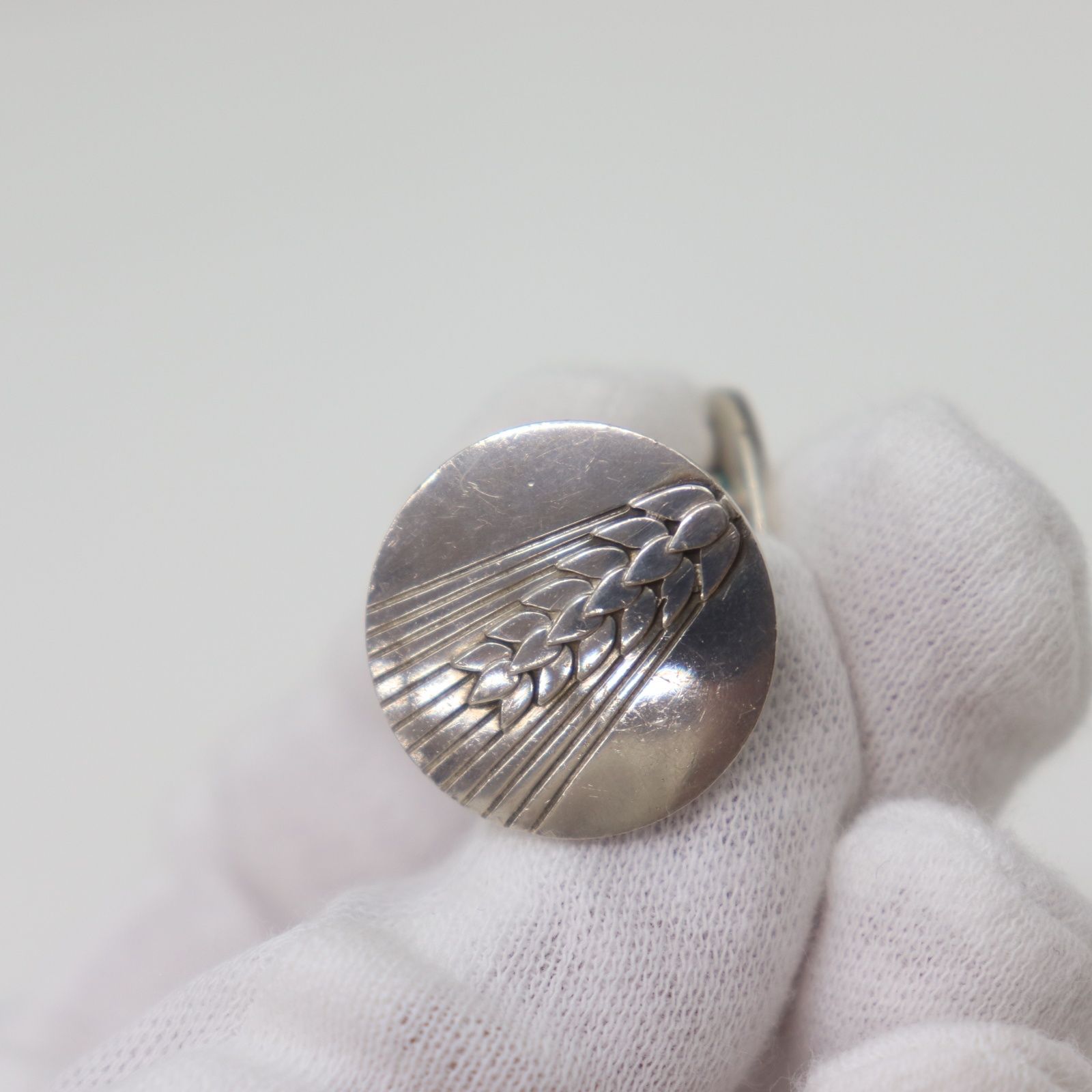 ITU4P5RNSQ2N Georg Jensen ジョージジェンセン カフスボタン SV925 稲