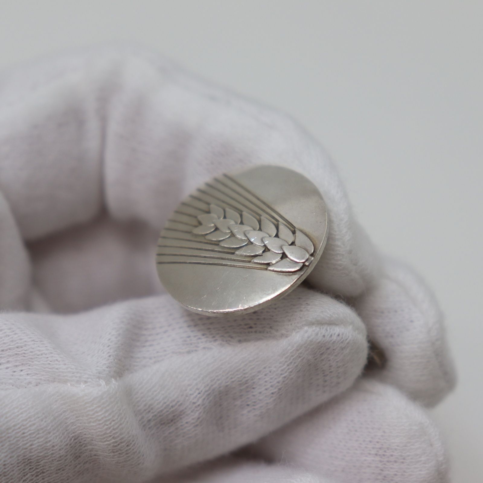 ITU4P5RNSQ2N Georg Jensen ジョージジェンセン カフスボタン SV925 稲