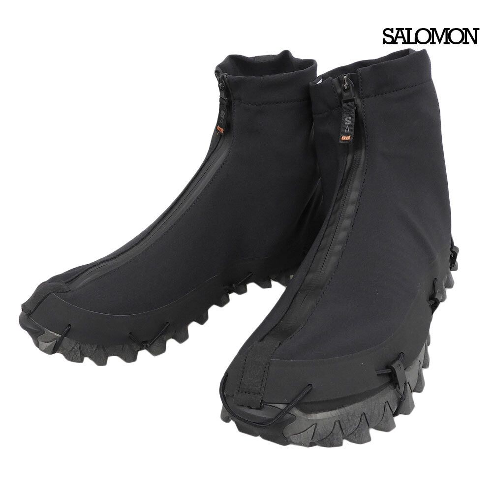 超美品 サロモン SALOMON L47517200 SNOWCLOG ADVANCED スニーカー 8 26.5cm 黒 ブラック 定価42900円 メンズ