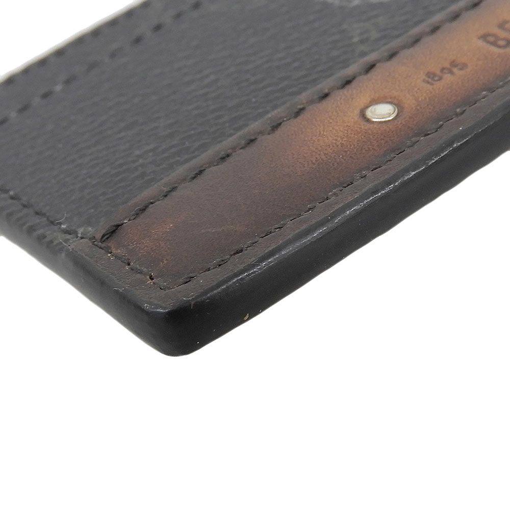 超美品 ベルルッティ Berluti 名刺入れ カード ケース PVCキャンバス