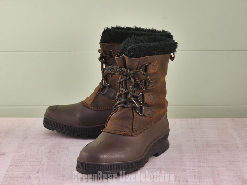 F072 カナダ製 SOREL ビンテージ スノーブーツ 茶 メンズ 10 28cm